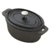 CARLISLE American Metalcraft CIPOV63 Mini 11.5 Oz Cast Iron Casserole W/ Lid -Kitchen Cooking Equip Store 116058