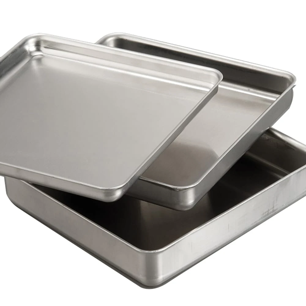 American Metalcraft SQ820 Square 8 X 8 X 2" Aluminum Pan 3 American Metalcraft SQ820 Square 8 X 8 X 2" Aluminum Pan