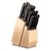 CARLISLE Darling Food Service Diamant 15-Piece Block Knife Set -Kitchen Cooking Equip Store 124038