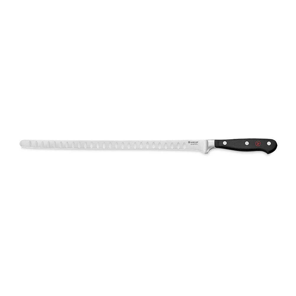 Wusthof 4543-7 Classic Carbon S/S 12" Hollow Edge Salmon Slicer 3 Wusthof 4543-7 Classic Carbon S/S 12" Hollow Edge Salmon Slicer