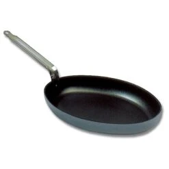 Matfer Bourgeat 908040 Non-Stick Aluminum Oval Fish Frying Pan