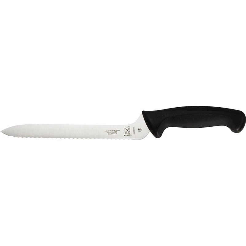Mercer Culinary M22408 Millennia® 8" Black Offset Bread Knife 3 Mercer Culinary M22408 Millennia® 8" Black Offset Bread Knife