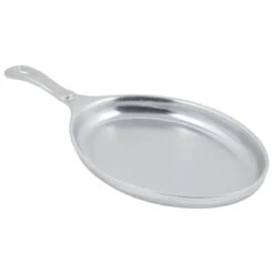 Bon Chef 5037 PEWTER Aluminum Oval 18 Oz. Skillet