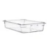Araven 9827 Clear Full Size 13.7 Qt. Food Container - 6 / CS -Kitchen Cooking Equip Store 6031436