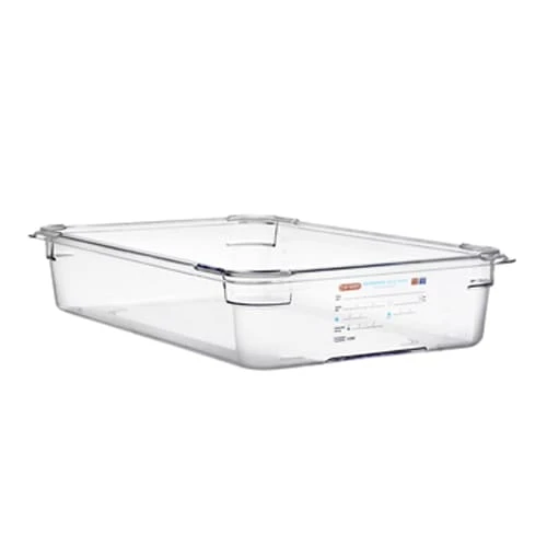 Araven 9827 Clear Full Size 13.7 Qt. Food Container - 6 / CS 3 Araven 9827 Clear Full Size 13.7 Qt. Food Container - 6 / CS