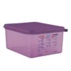 Araven 61391 Purple Anti-Allergen 10.5 Qt. Food Container -Kitchen Cooking Equip Store 6031570