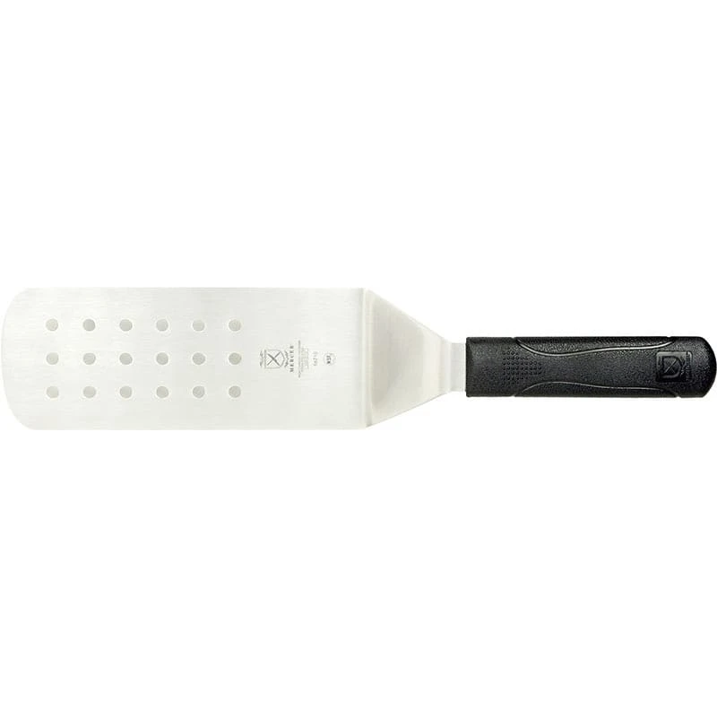 Mercer Culinary M18710 Millennia® 8" Black Perforated Turner 3 Mercer Culinary M18710 Millennia® 8" Black Perforated Turner