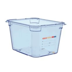 Araven 07834 Clear Blue 1/2 Size X 8"D Food Box