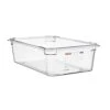 Araven 09828 Clear Full Size X 6"D Food Pan - 6 / CS 1 Araven 09828 Clear Full Size X 6"D Food Pan - 6 / CS -Kitchen Cooking Equip Store 6056423