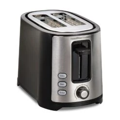 Hamilton Beach 22633V Black 2-Slice Wide Slot Toaster