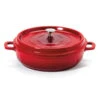 G.E.T. CA-005-R/BK Red Induction Ready 3 Quart Round Braiser -Kitchen Cooking Equip Store 6063739