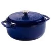 Lodge® EC6D32 Indigo 6 Quart Cast Iron Dutch Oven With Lid -Kitchen Cooking Equip Store 6068086