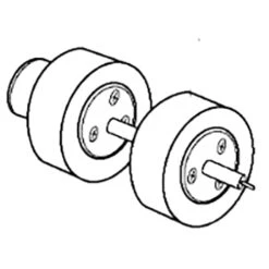 Waring Products 503082 Grinding Wheels Assembly For WKS800