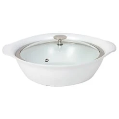 Spring U.S.A. 8258-2/24 White 2.25 Quart Induction Casserole With Lid