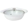 Spring U.S.A. 8258-2/27 White 3 Quart Induction Casserole With Lid -Kitchen Cooking Equip Store 6074184