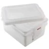 Araven 01260 White 37 Quart Defrost Kit With Lid -Kitchen Cooking Equip Store 6078539