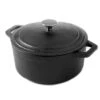 American Metalcraft CIPR3 Cast Iron Round 3 Qt Casserole Dish With Lid -Kitchen Cooking Equip Store 6078762