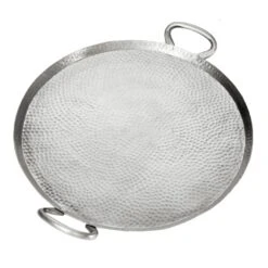American Metalcraft G17 Hammered S/S Round Buffet Griddle With Handle
