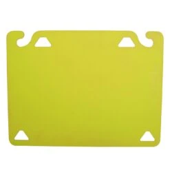 CARLISLE San Jamar CBQGSC1218YL 12 X 18 Yellow QuadGrip Cutting Board - 2 / PK