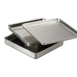American Metalcraft HCSQ610 Aluminum Hard Coat 6" Sq. Pizza Pan