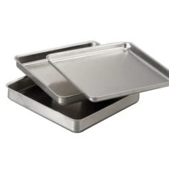 American Metalcraft SQ1010 14 Ga. Aluminum 10" Square Pizza Pan