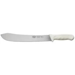 Winco KWP-124 White 12" Blade Butcher Knife
