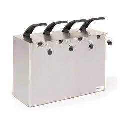 Nemco 10964 S/S Quadruple Condiment Pump For 1.5 Gallon Pouch