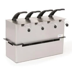 Nemco 10969 Quadruple Drop-In Condiment Dispenser For Pouch