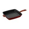Staub 12123087 Grenadine Enameled Cast Iron 12" Square Grill Pan -Kitchen Cooking Equip Store 6103530