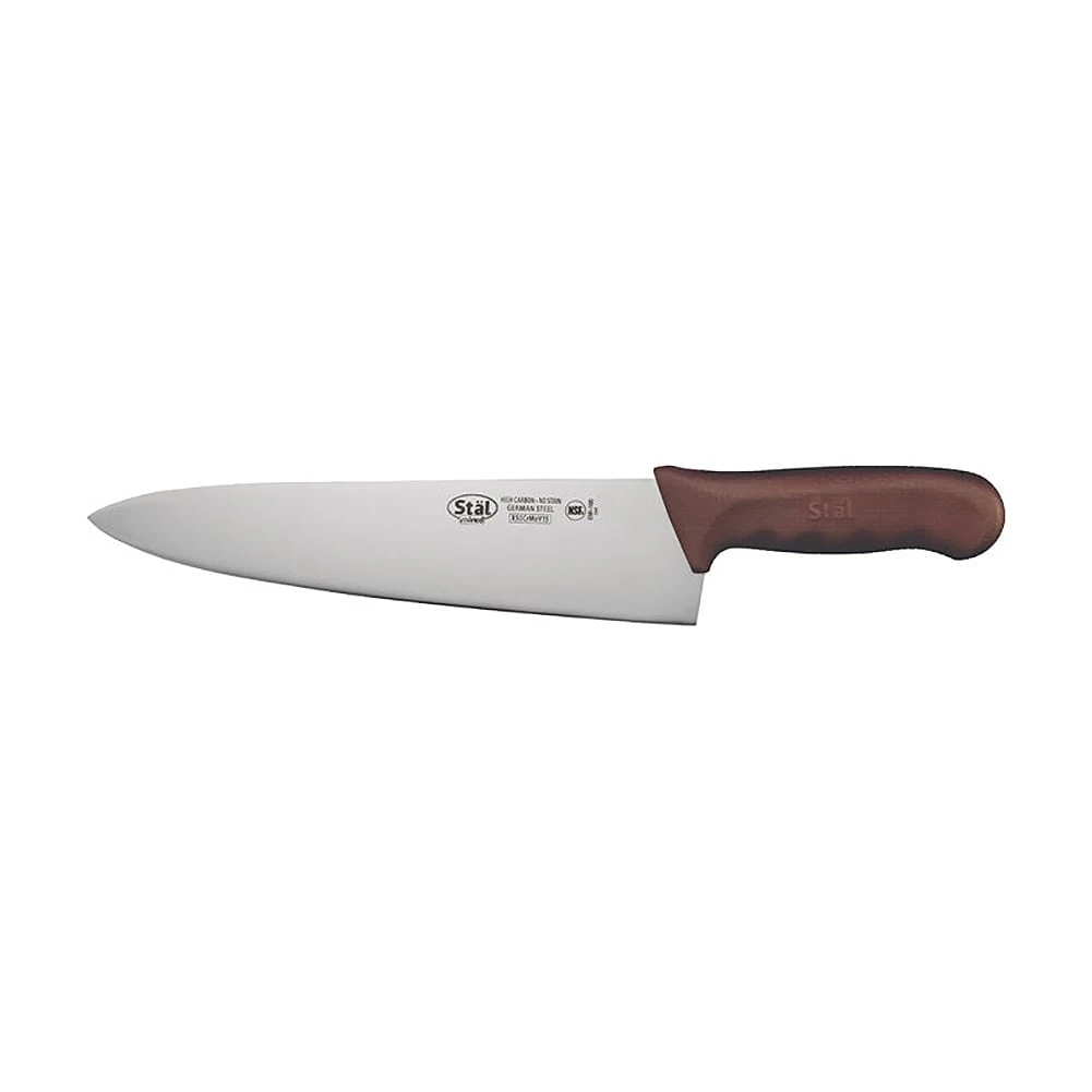 Winco KWP-100N Stal Brown 10" Chef's Knife 3 Winco KWP-100N Stal Brown 10" Chef's Knife