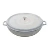 G.E.T. CA-005-AWH/BK/CC Antique White Heiss Round 3 Quart Braiser -Kitchen Cooking Equip Store 6105922