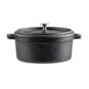TableCraft 10748 Black Cast Iron 16 Ounce Cocotte With Lid -Kitchen Cooking Equip Store 6108564