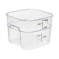 Cambro 12SFSPROCW135 FreshPro Clear 12 Quart Storage Container