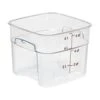 Cambro 6SFSPROCW135 FreshPro Clear 6 Quart Storage Container 1 Cambro 6SFSPROCW135 FreshPro Clear 6 Quart Storage Container -Kitchen Cooking Equip Store 6109087