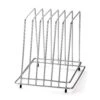 TableCraft CBR6 S/S 6-Slot Cutting Board Rack