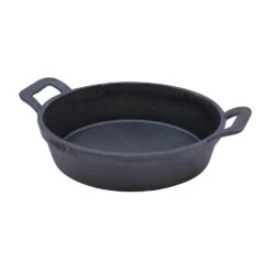 TableCraft CW30140 Round 28 Ounce Cast Iron Mini Server - 6 / CS