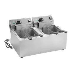 Vollrath CF2-3600DUAL 208-240V (2) 10 Lb Dbl Fry Pot Countertop Fryer