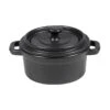Vertex China OB-CP4 Obsidian 6 Ounce Casserole Pot With Lid - 12 / CS -Kitchen Cooking Equip Store 6112441