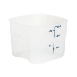 Cambro 12SFSPROPP190 FreshPro Translucent 12 Quart Storage Container