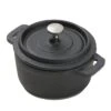 American Metalcraft CIPR42 Cast Iron 4" Round Casserole With Lid -Kitchen Cooking Equip Store 614364
